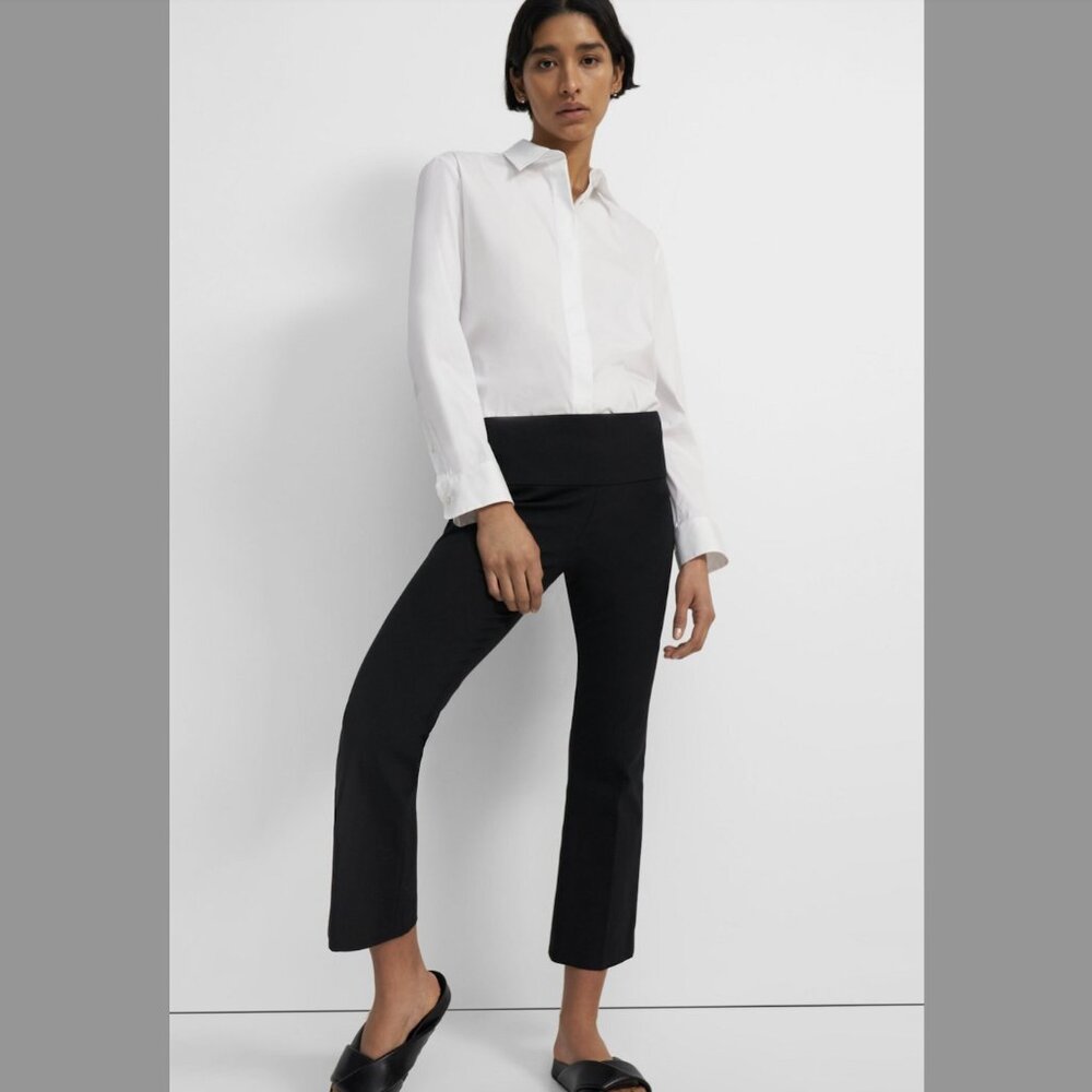 Theory Yoke Pant in Eco Stretch Cotton NWT